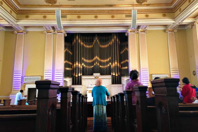 Sunday-morning church services were held on Father's Day at The Eagle's Nest Cathedral in...