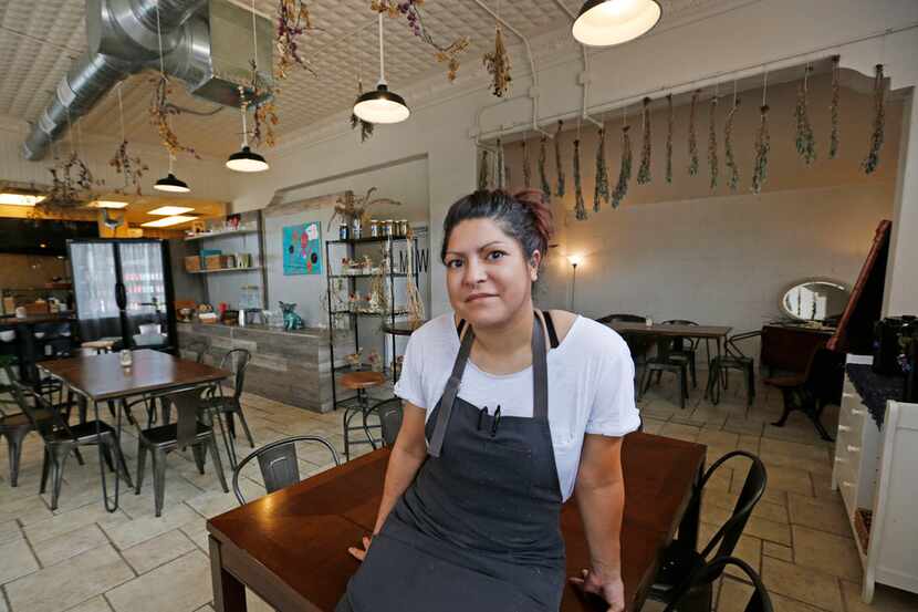 Chef Misti Norris at her East Dallas restaurant, Petra and the Beast.