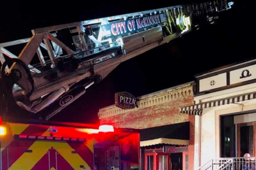 McKinney firefighters responded to a call at Cadillac Pizza Pub in downtown McKinney late...