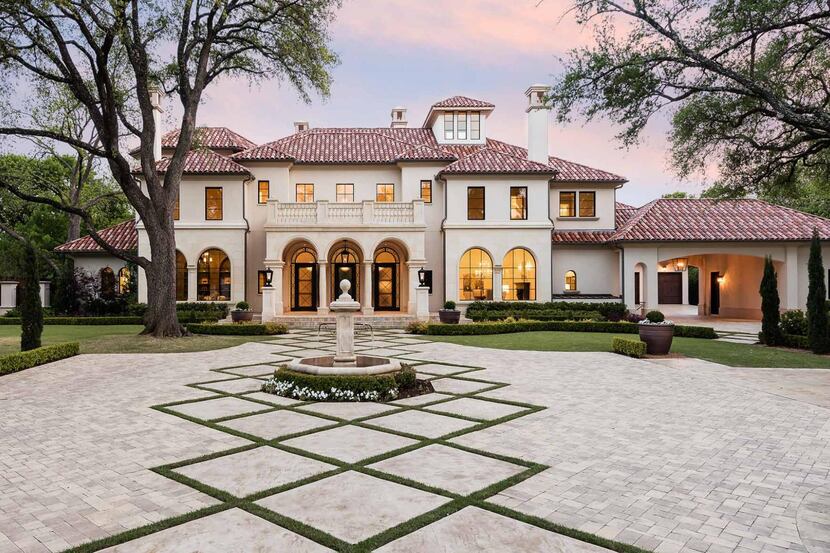 This Mediterranean-style mansion is on the market in Old Preston Hollow