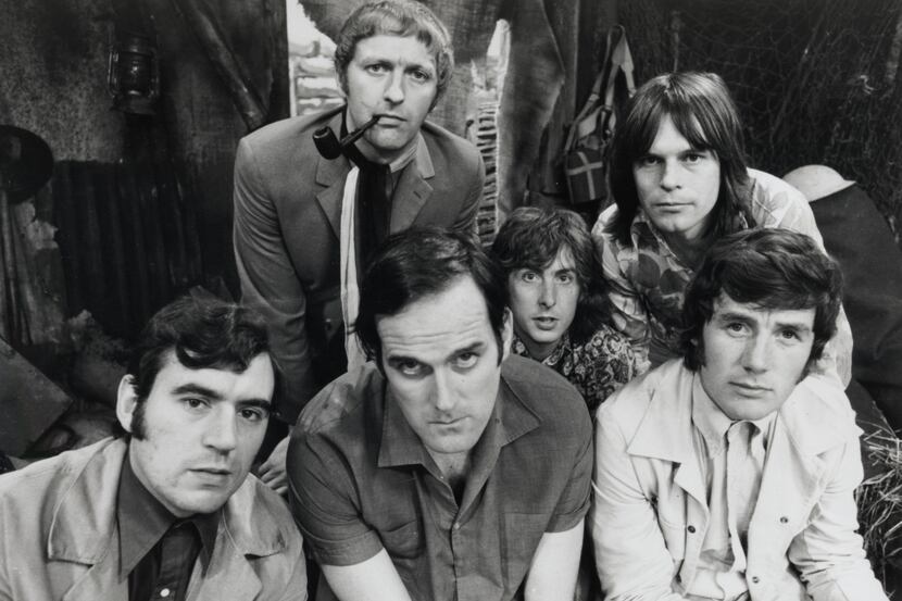 Monty Python's members as they looked 50 years ago, when the Flying Circus debuted on the...