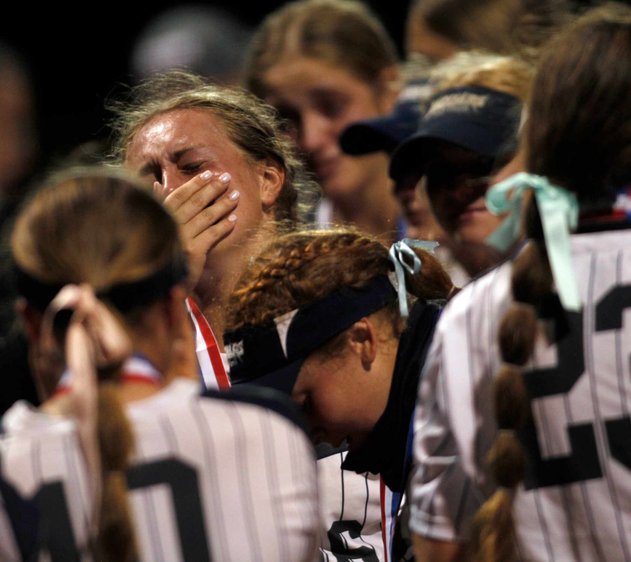 Flower Mound players feel the pain of their 2-0 loss to Deer Park. The two teams played...