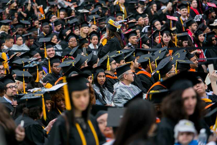 FILE Ã‘ City College of New York students at their graduation ceremony in Manhattan, June 3,...