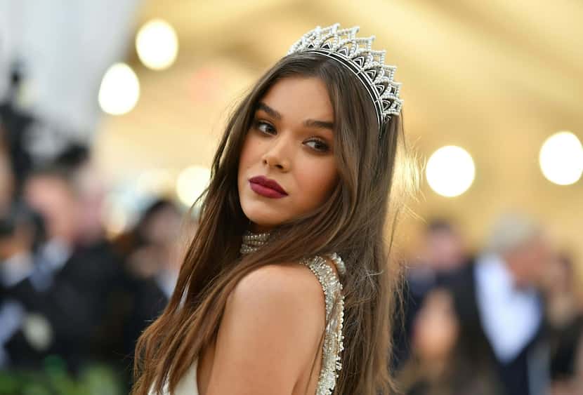 Hailee Steinfeld arrives for the 2018 Met Gala on May 7, 2018 in New York. (AFP PHOTO/Angela...