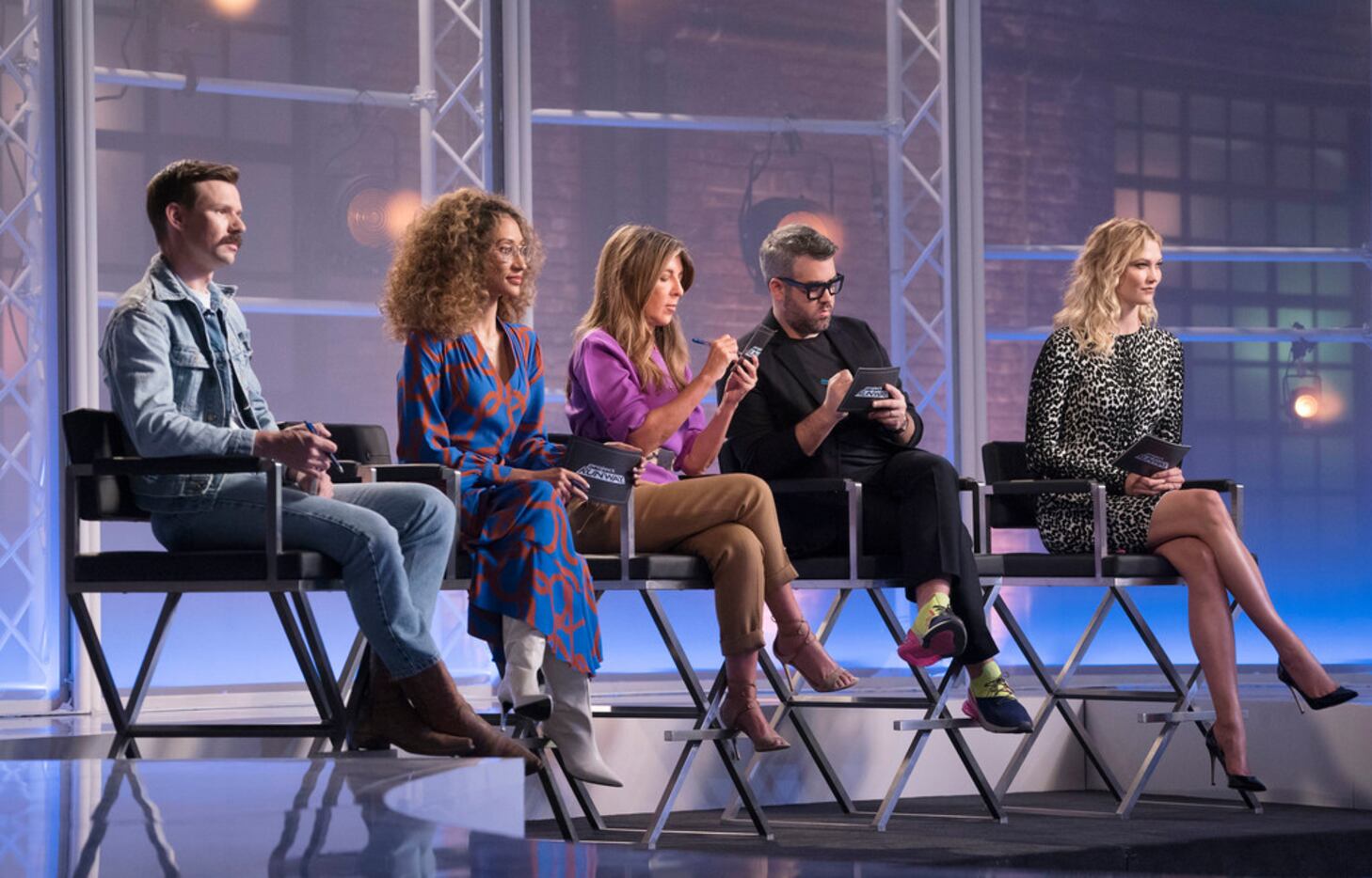 Guest judge Adam Selman joined this season's Project Runway judges for the "All the Rage"...