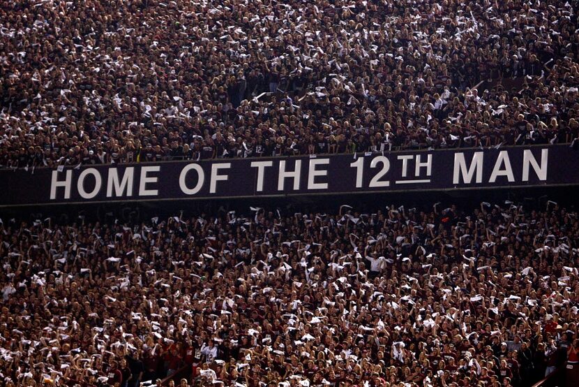 The Texas Aggies 12th Man was strong setting a stadium record with over 90,000 fans as they...