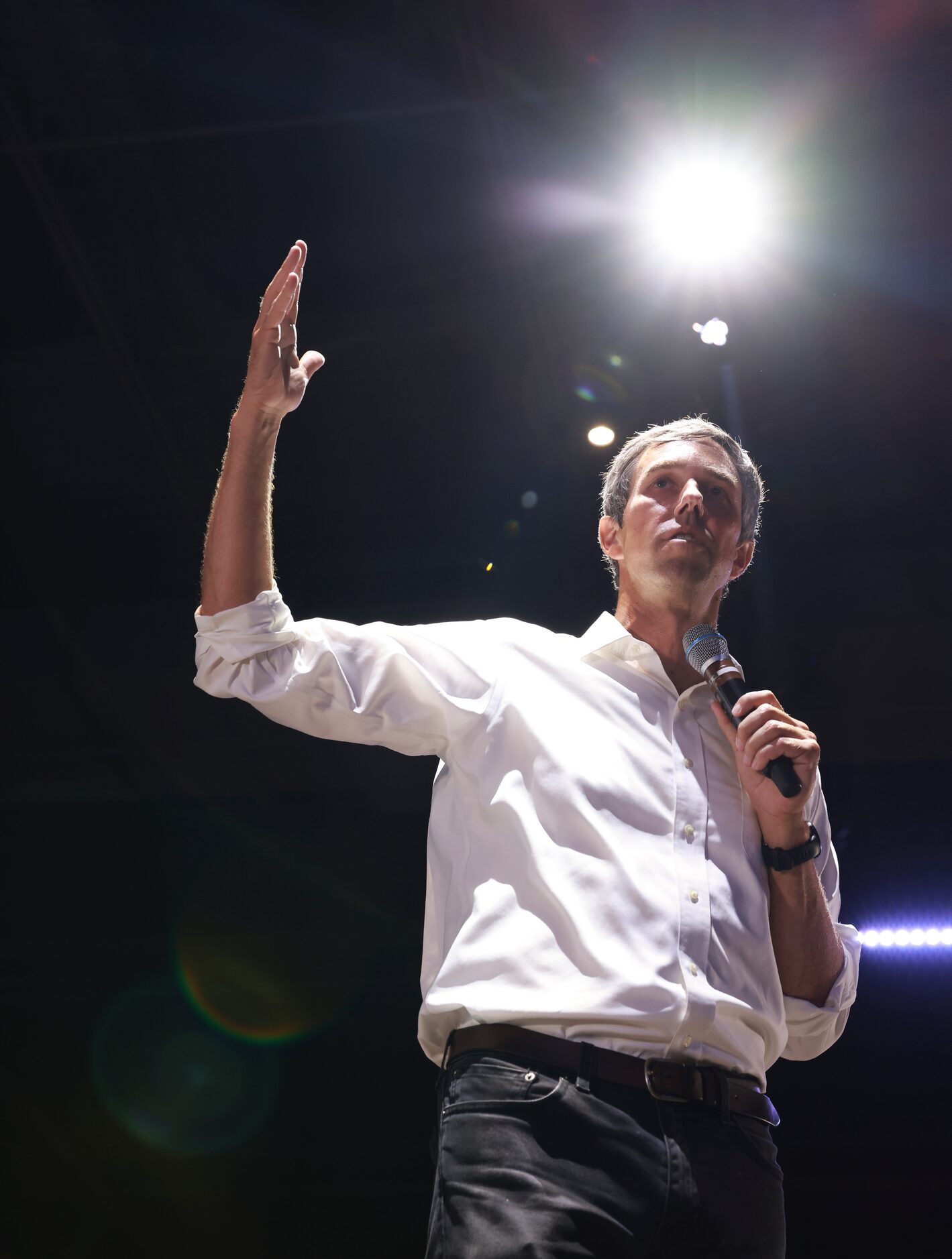 Democratic Governor Candidate Beto O'Rourke speaks Saturday, August 20, 2022 at Disciple...