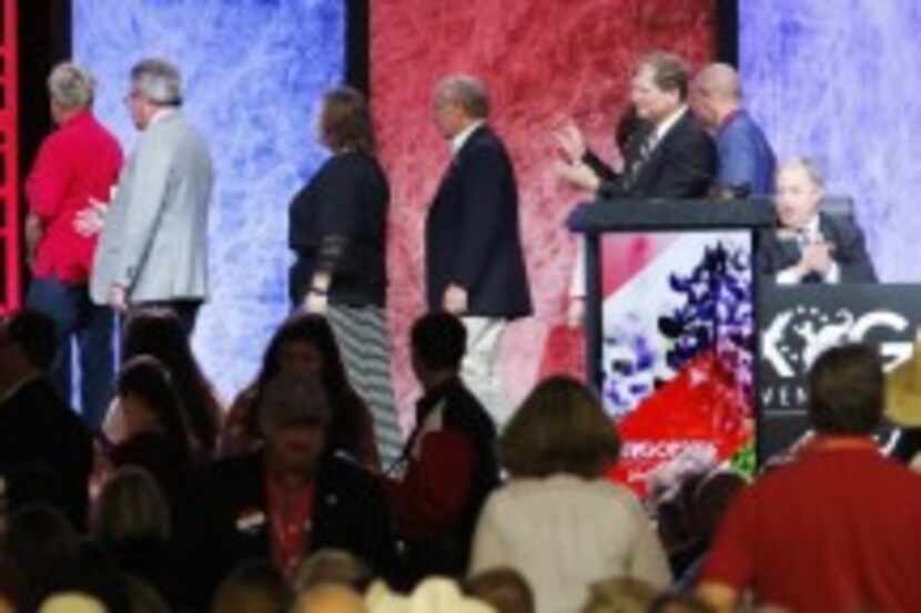  Tom Mechler, chairman of the Republican Party, applauded the new leadership of the Texas...