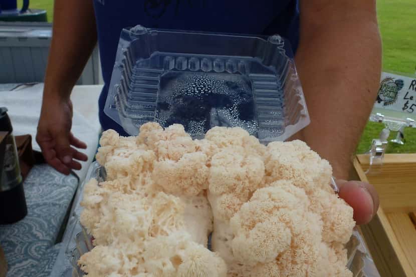 Tree Folk Farm in Denton grows lion's mane mushrooms, which can be cut up and tossed in a...