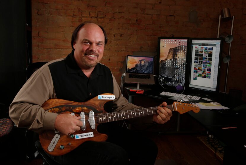 Dave Copps, CEO and founder of Brainspace, at his office in Dallas on April 28, 2015. The...