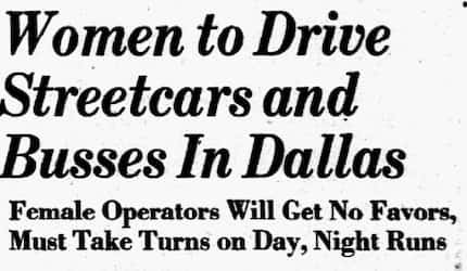 Headline published in The Dallas Morning News on March 29, 1943.