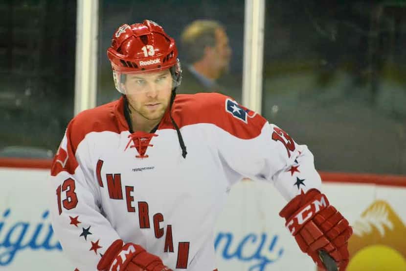 Allen Americans forward, Chad Costello has won the ECHL Scoring Title in his first season...