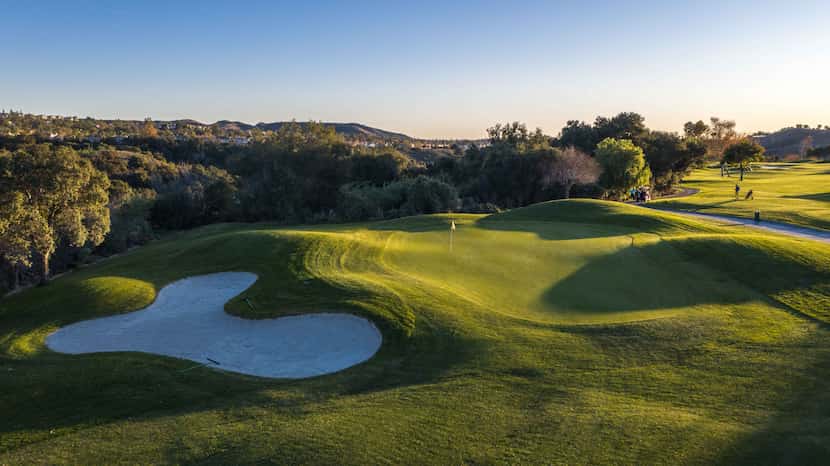 Elevation changes are a signature feature of the back nine at Tijeras Creek Golf Club.