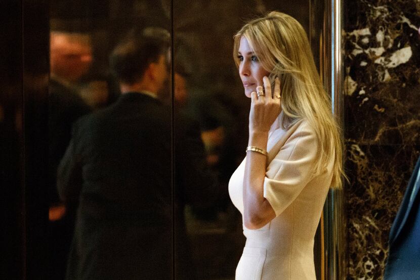 Ivanka Trump, the president's daughter, at Trump Tower on Nov. 11. (AP/Evan Vucci)