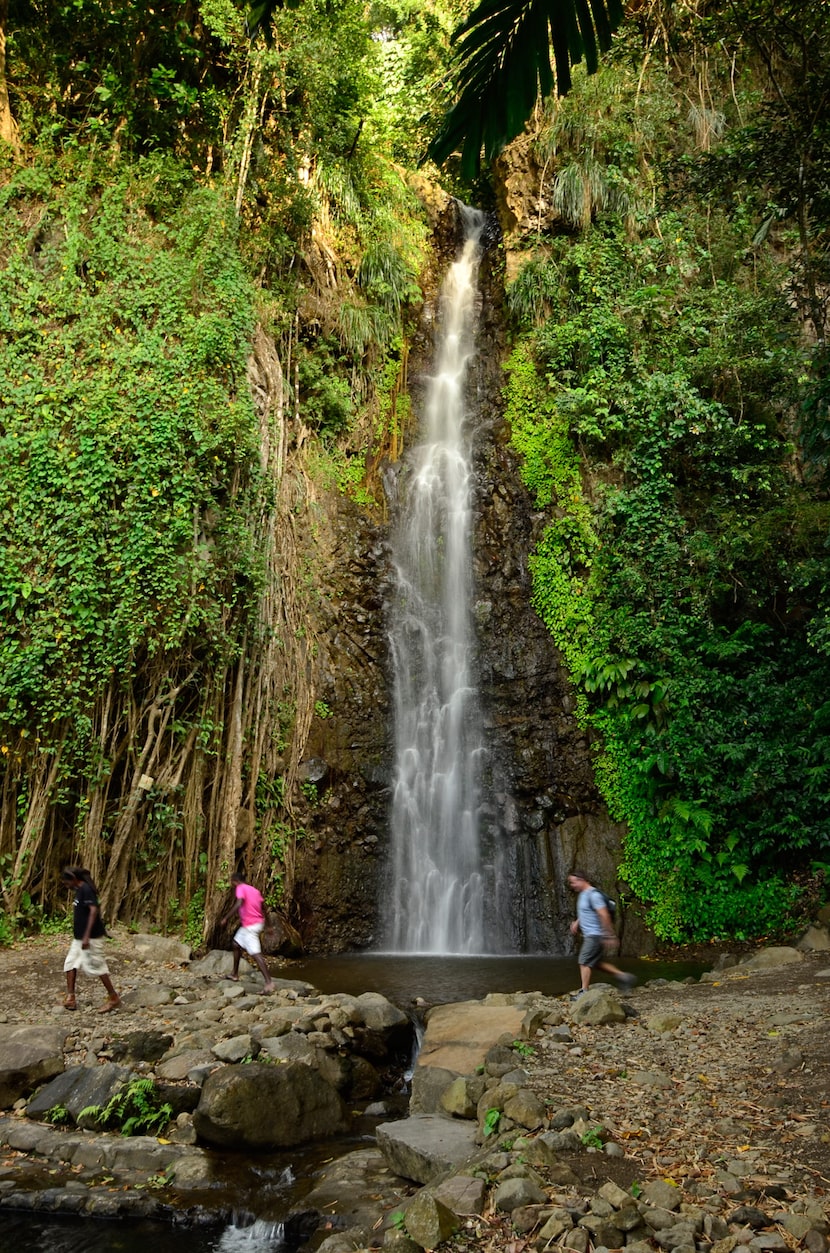 Dark View Falls on the main island of St. Vincent.