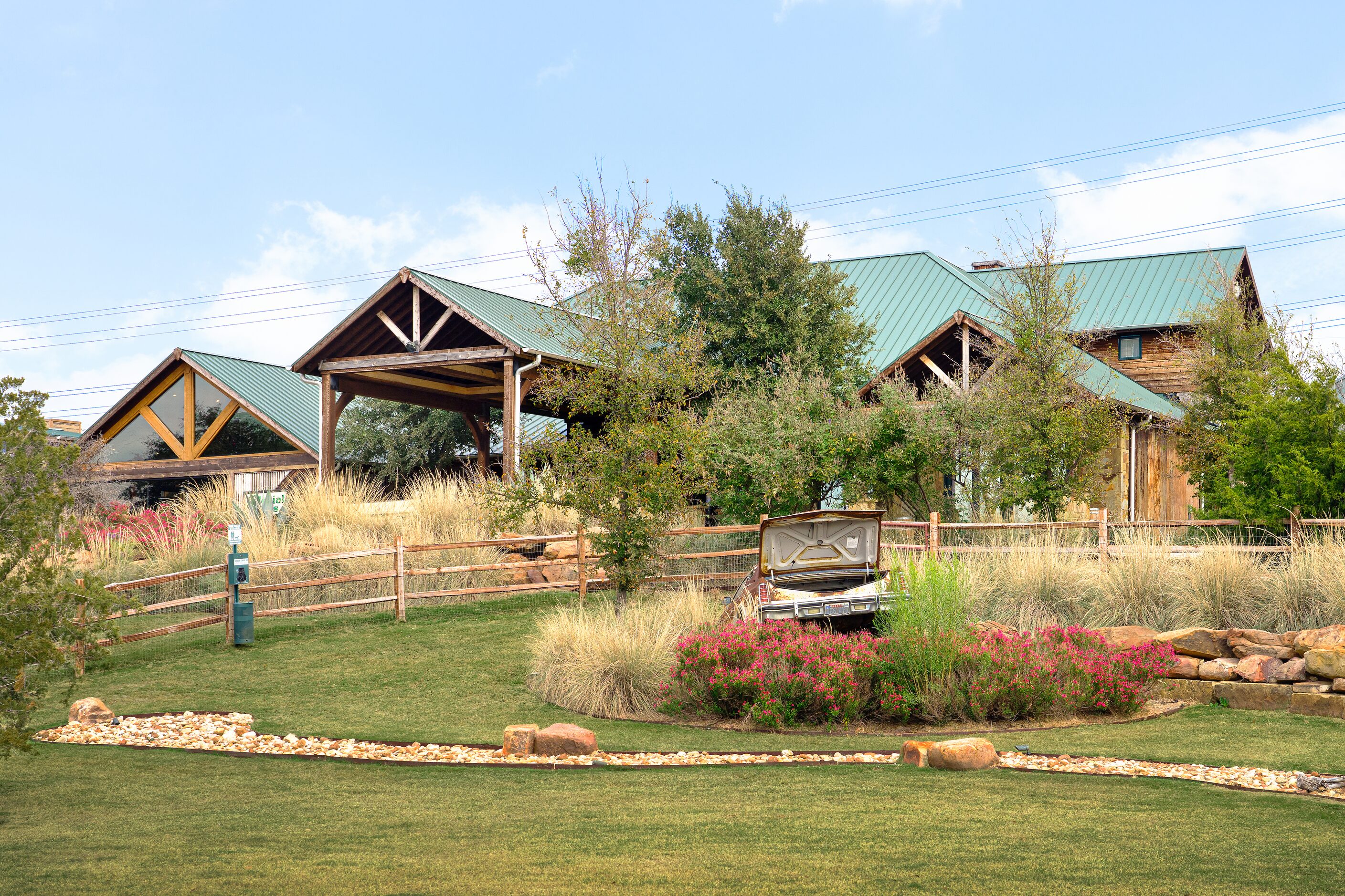 Take a look at the auto-centric home at 14250 Chaparral Lane in Roanoke, TX.