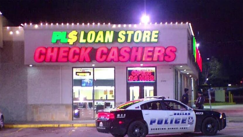  Thieves struck the check-cashing store about 2:30 a.m. (NBC5)