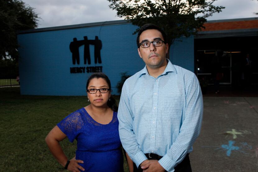 SMU law students and West Dallas residents Laura and Jake Torres say the threat of mass...