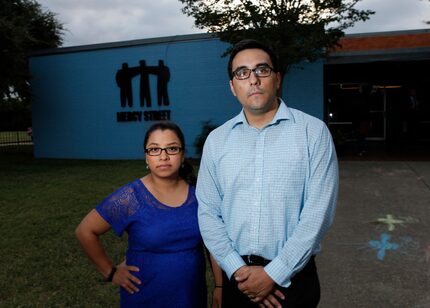 SMU law students and West Dallas residents Laura and Jake Torres say the threat of mass...