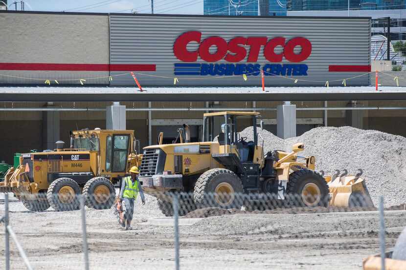 Costco Business Center is under construction on Park Lane in Dallas.