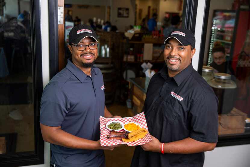 Brent Reaves, left, and Juan Reaves honor their friend Steve White with a new, secret menu...