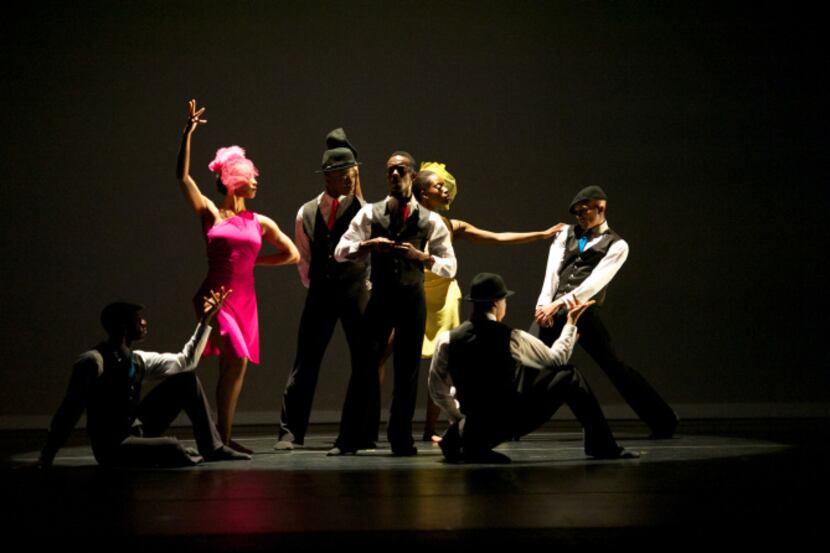 Dallas Black Dance Theatre hosts and performs at the International Association of Blacks in...