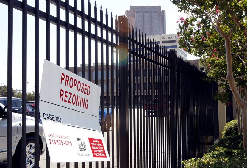 ACS building site along Central Expressway and Haskell in Dallas on Tuesday, September 4,...