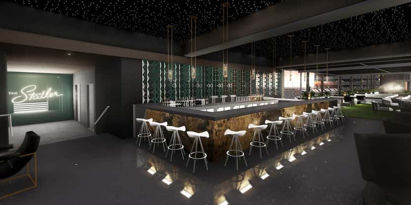 
With its retro look, the rooftop bar might make a fine watering hole for the Rat Pack.

