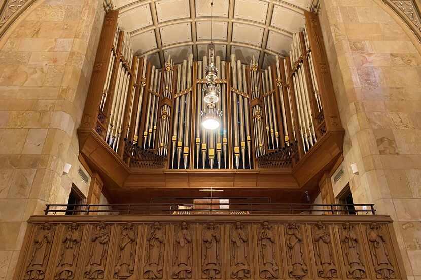 Juget-Sinclair organ in Christ the King Catholic Church in Dallas, where Jeremy Filsell will...