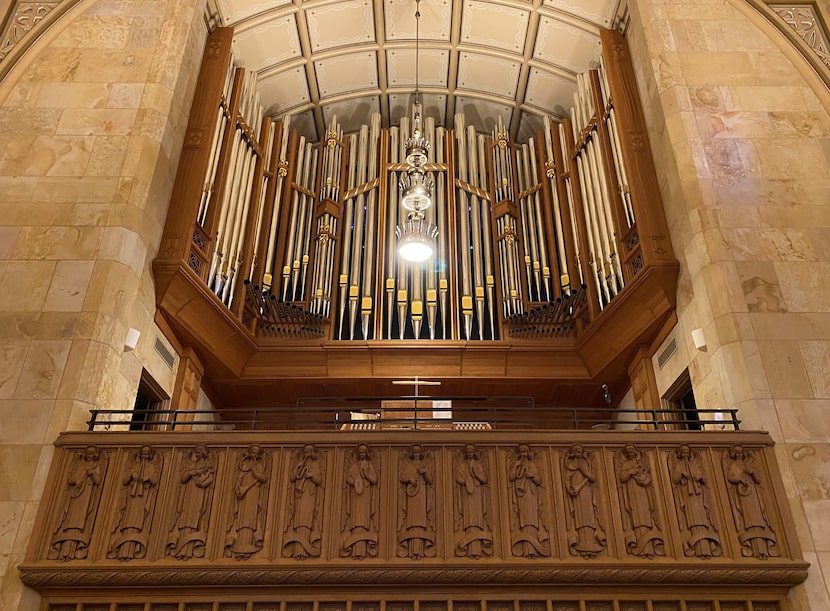 Juget-Sinclair organ in Christ the King Catholic Church in Dallas, where Jeremy Filsell...