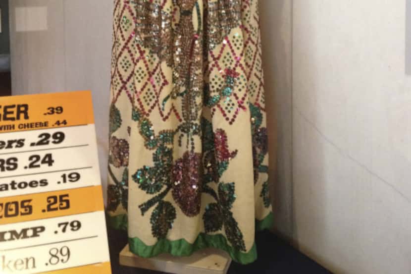 An original waitress uniform from El Chico restaurant is part of the upcoming exhibition at...