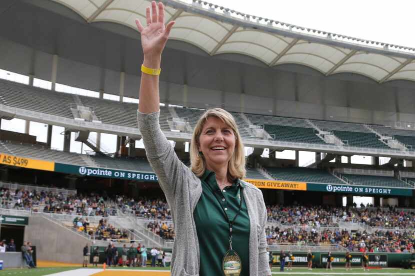 Baylor's new president, Linda Livingstone, is making some smart staffing changes. Above, she...