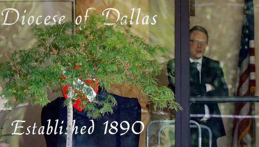 Law enforcement officials raided Catholic Diocese of Dallas offices and facilities Wednesday.