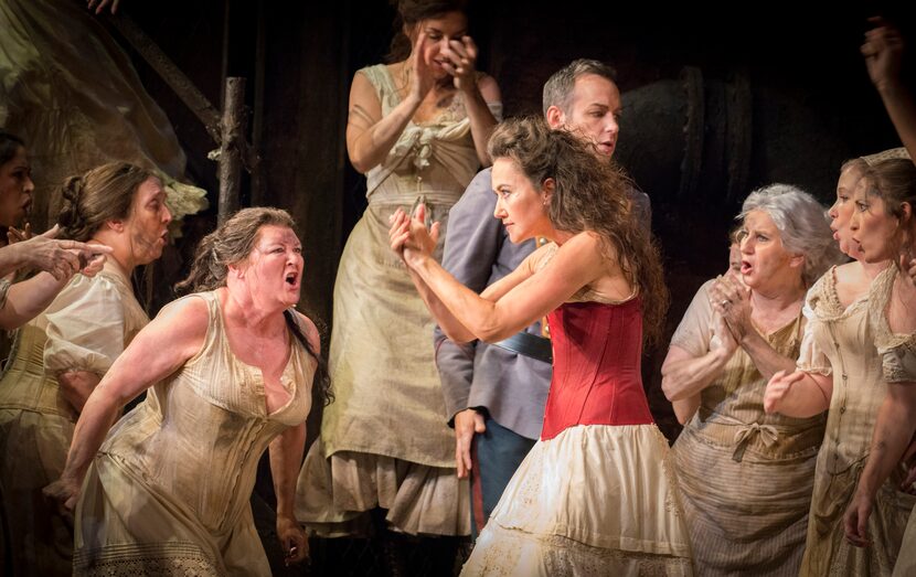 Stéphanie d’Oustrac in the Dallas Opera production of “Carmen” at the Margot and Bill...