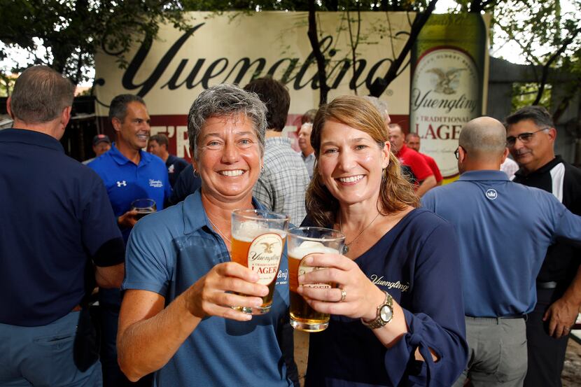 Yuengling sisters Jennifer Yuengling (left) and Wendy Yuengling are sixth generation family...