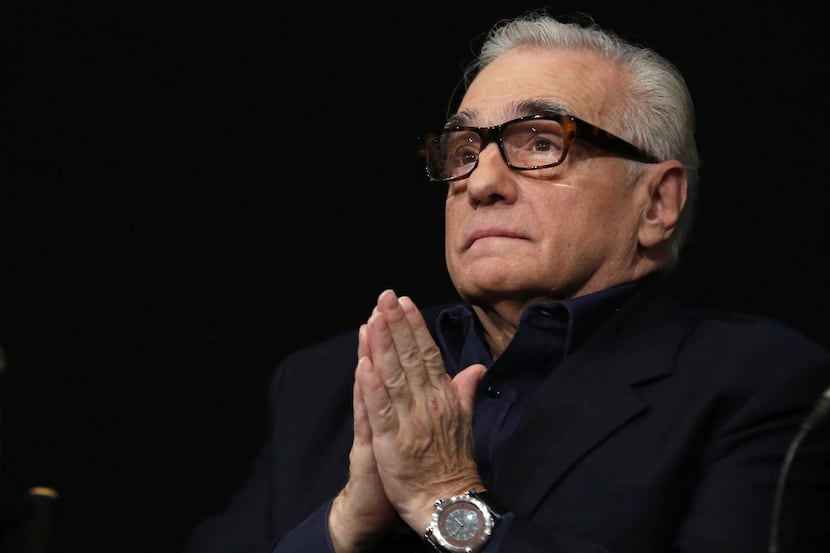 (FILES) This file photo taken on October 12, 2015 shows US director Martin Scorsese during a...