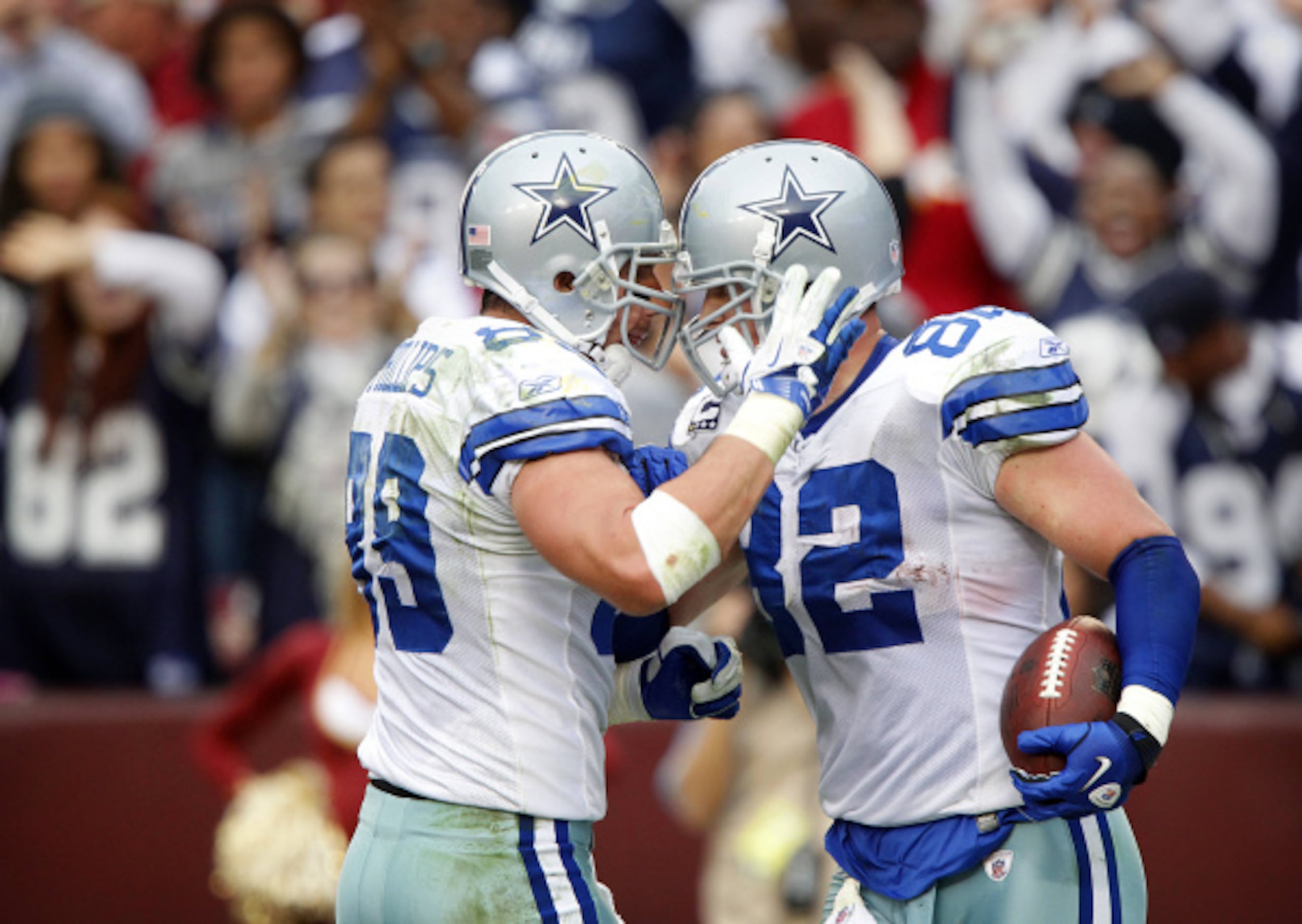 Dallas Cowboys tight end John Phillips (89) celebrates his