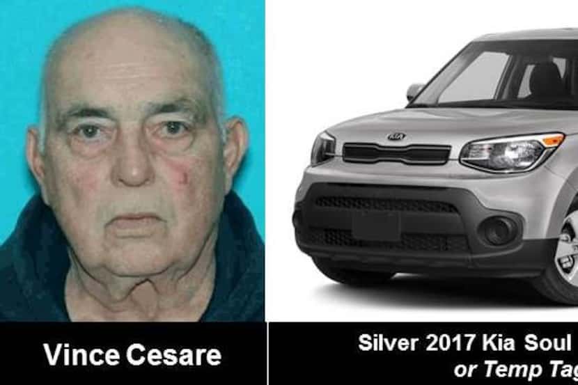Cesare was last seen in 2017 Kia Soul that may have had temporary plates.