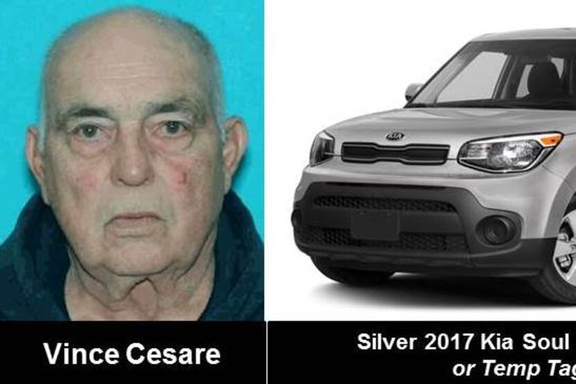 Cesare was last seen in 2017 Kia Soul that may have had temporary plates.