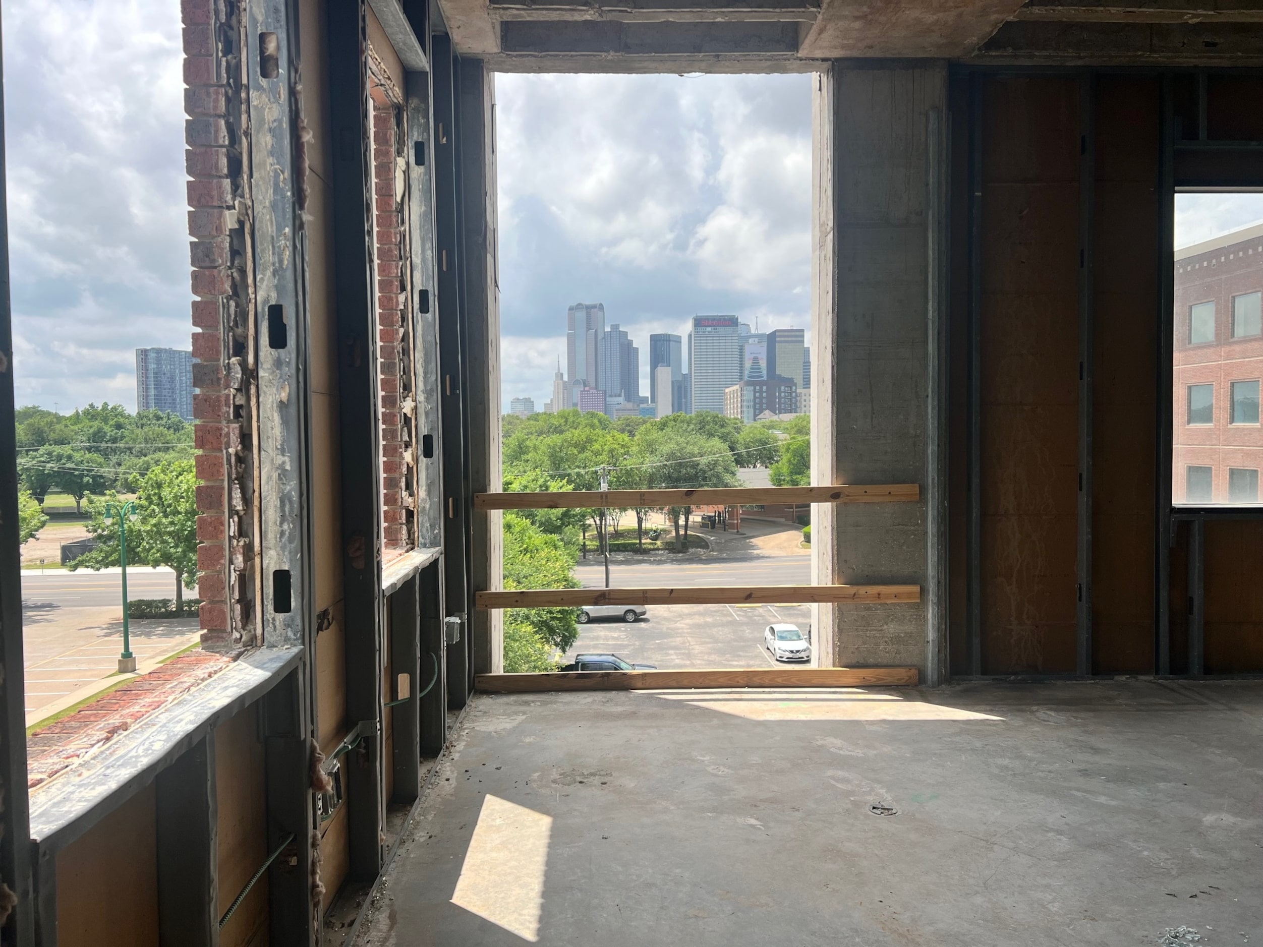 Patient rooms will offer views of downtown Dallas and Exall Park in the Bryan Place...