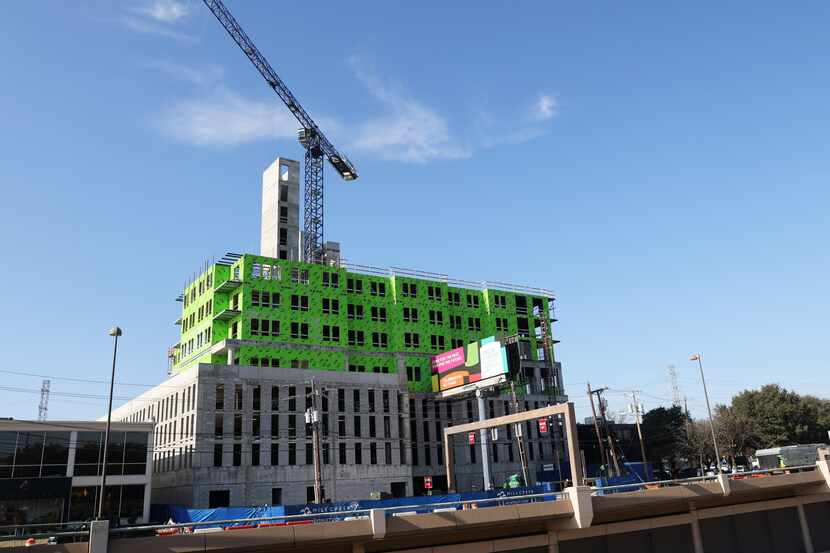 Mill Creek Residential's Modera Katy Trail apartments under construction on North Central...