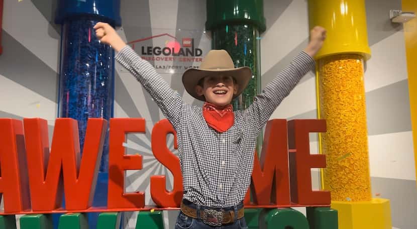 William Hicks, a 9-year old from Grapevine,  won the North American Mini Master Builder...