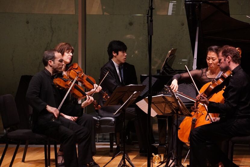 Pianist Haochen Zhang and the Brentano String Quartet perform the Franck Piano Quintet at...