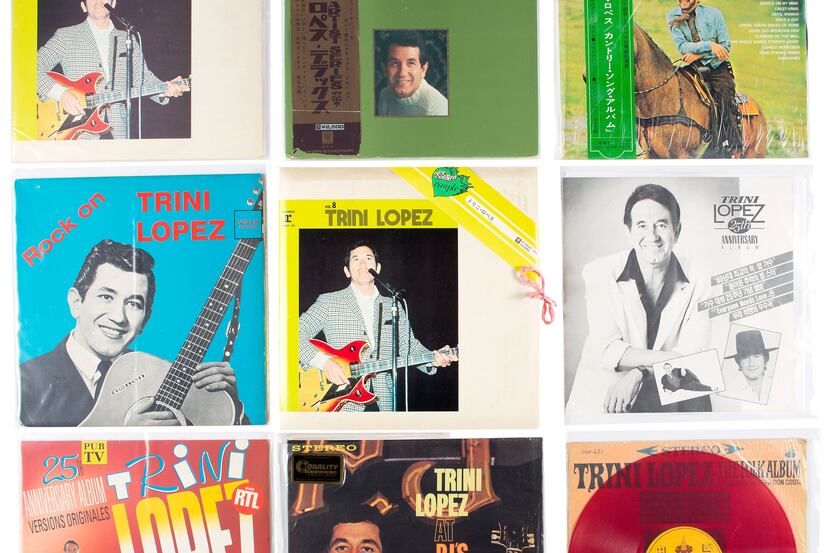 Trini López memorabilia is bound for auction at Dallas' Heritage Auctions. These albums are...