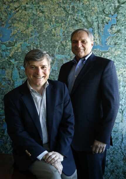 Frank Mihalopoulos and Tony Ruggeri of Dallas-based ATR Corinth Partners. Emory Healthcare...