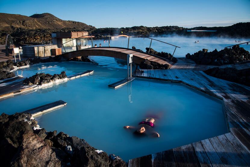 Even if you don't see the northern lights, you can still float in the Blue Lagoon, a...