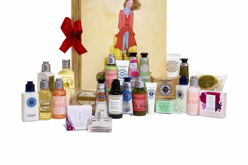 L'Occitane's beauty advent calendar is filled with 24 beauty and body products.