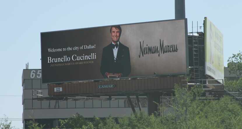 Neiman Marcus purchased a billboard along N. Central Expressway and Northwest Highway near...