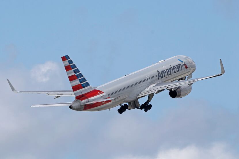 FILE - In this Friday, June 3, 2016, file photo, an American Airlines passenger jet takes...