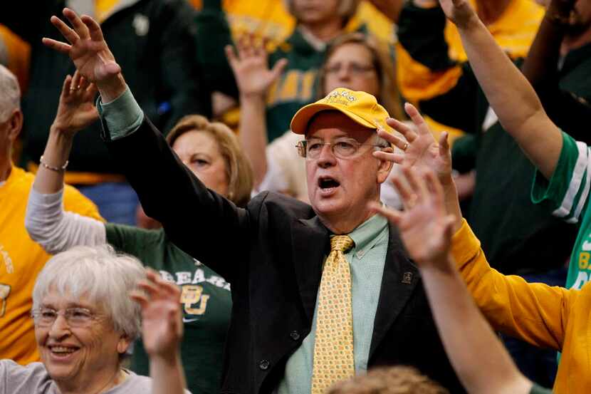 Baylor Bears President Ken Starr after a game against Kansas State Wildcats during the Big...
